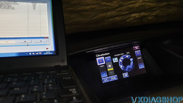 VXDIAG Techstream Experience on French Toyota Lexus 2