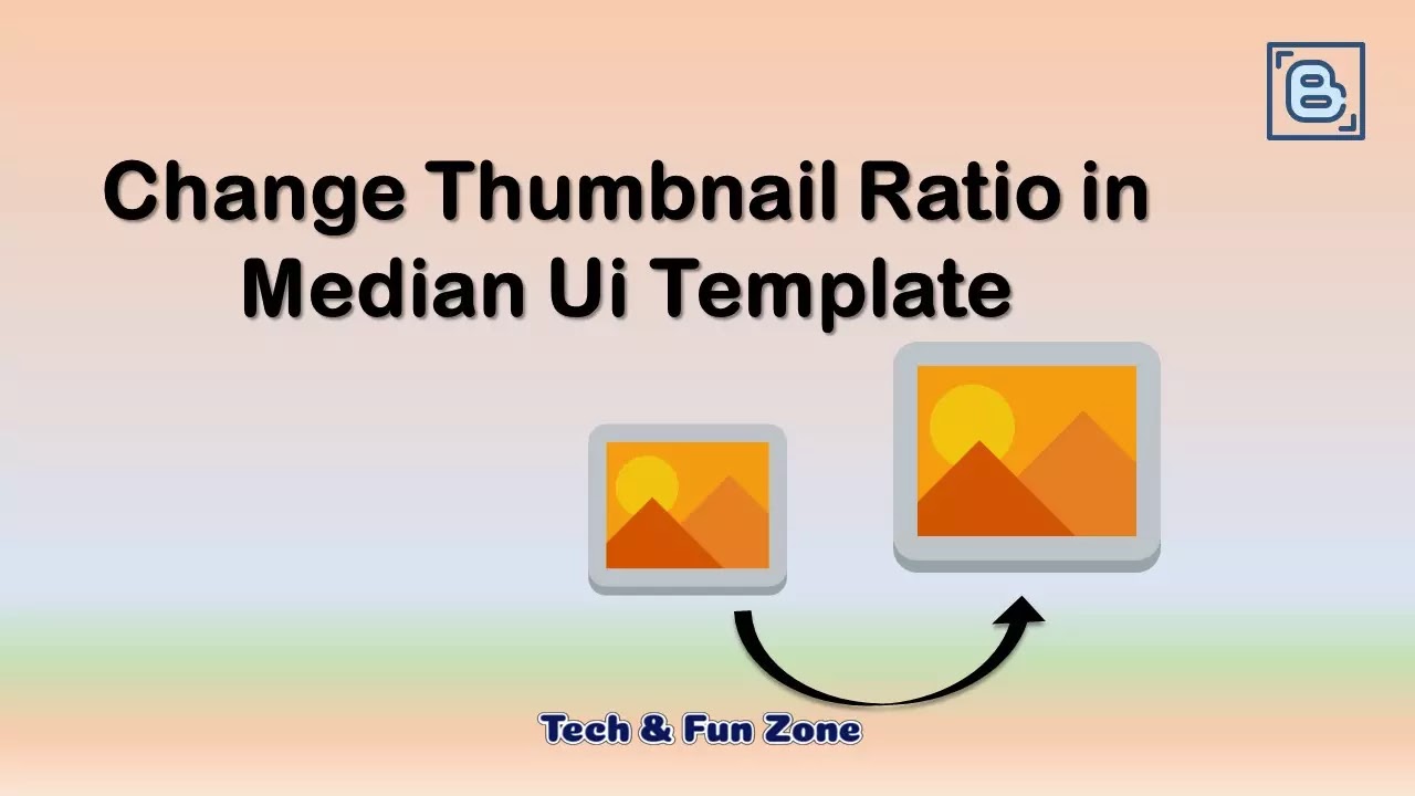 how to change thumbnail ratio in median ui template