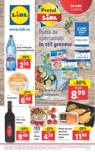 LIDL catalog brosura  21-27.03 2022