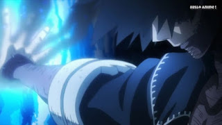 ヒロアカ アニメ 3期3話 荼毘 Dabi 轟燈矢 Todoroki Toya CV.下野紘  | 僕のヒーローアカデミア41話 林間合宿 My Hero Academia