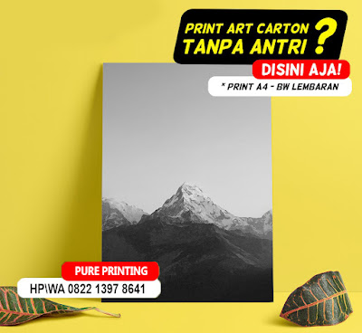 Jasa Prnt Art Carton Murah