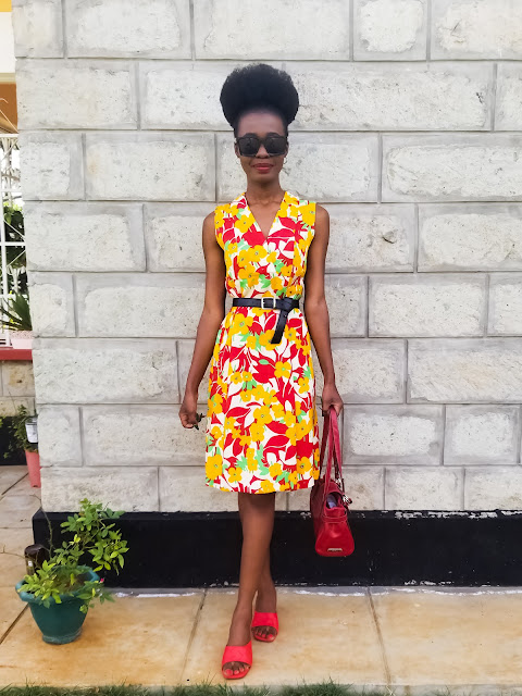 How I Styled My Colorful Skater Dress