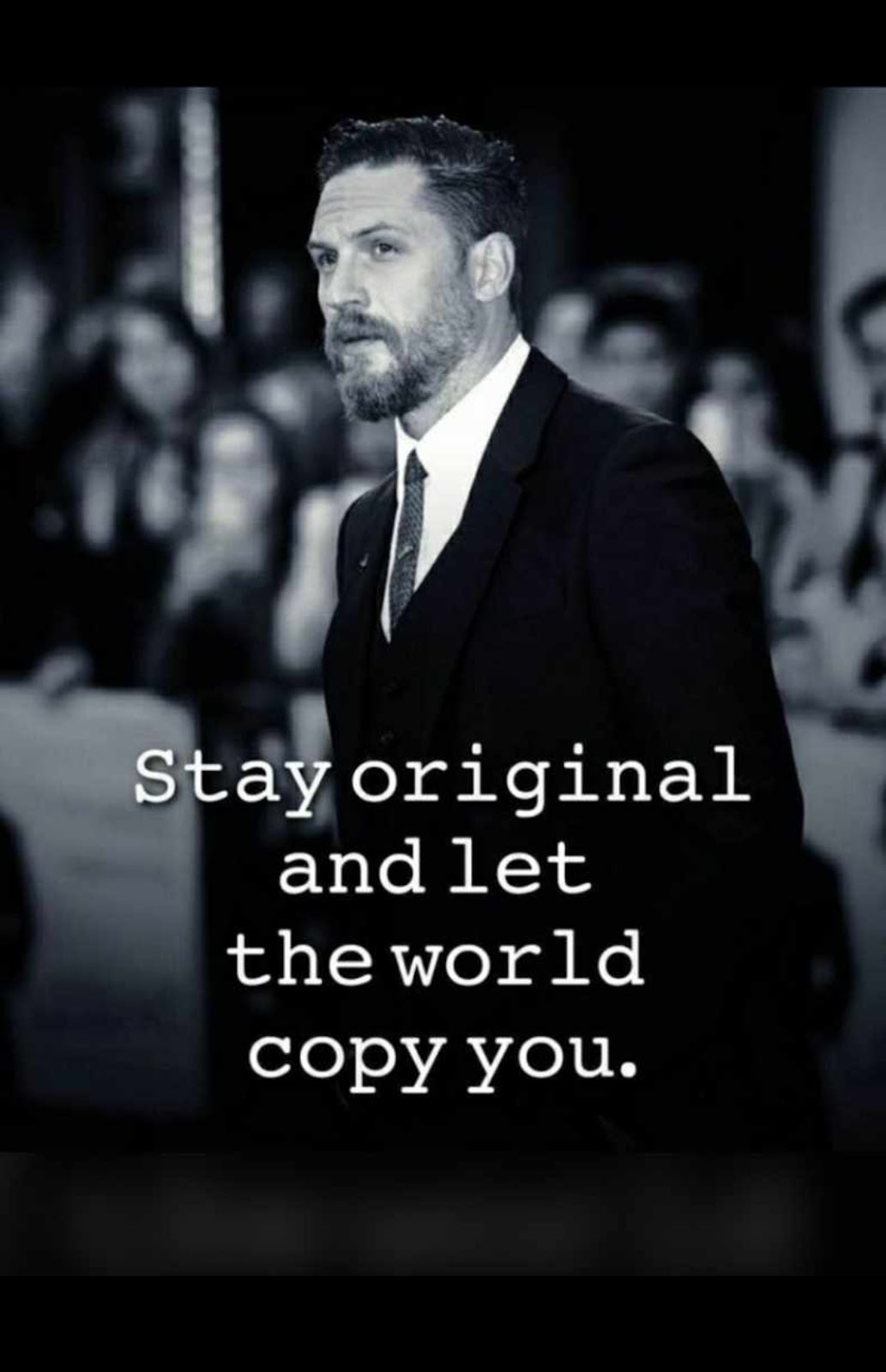 Good morning message and status: Stay original and world will copy you