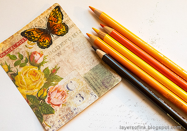 Layers of ink - Winter Butterfly Tutorial by Anna-Karin Evaldsson.