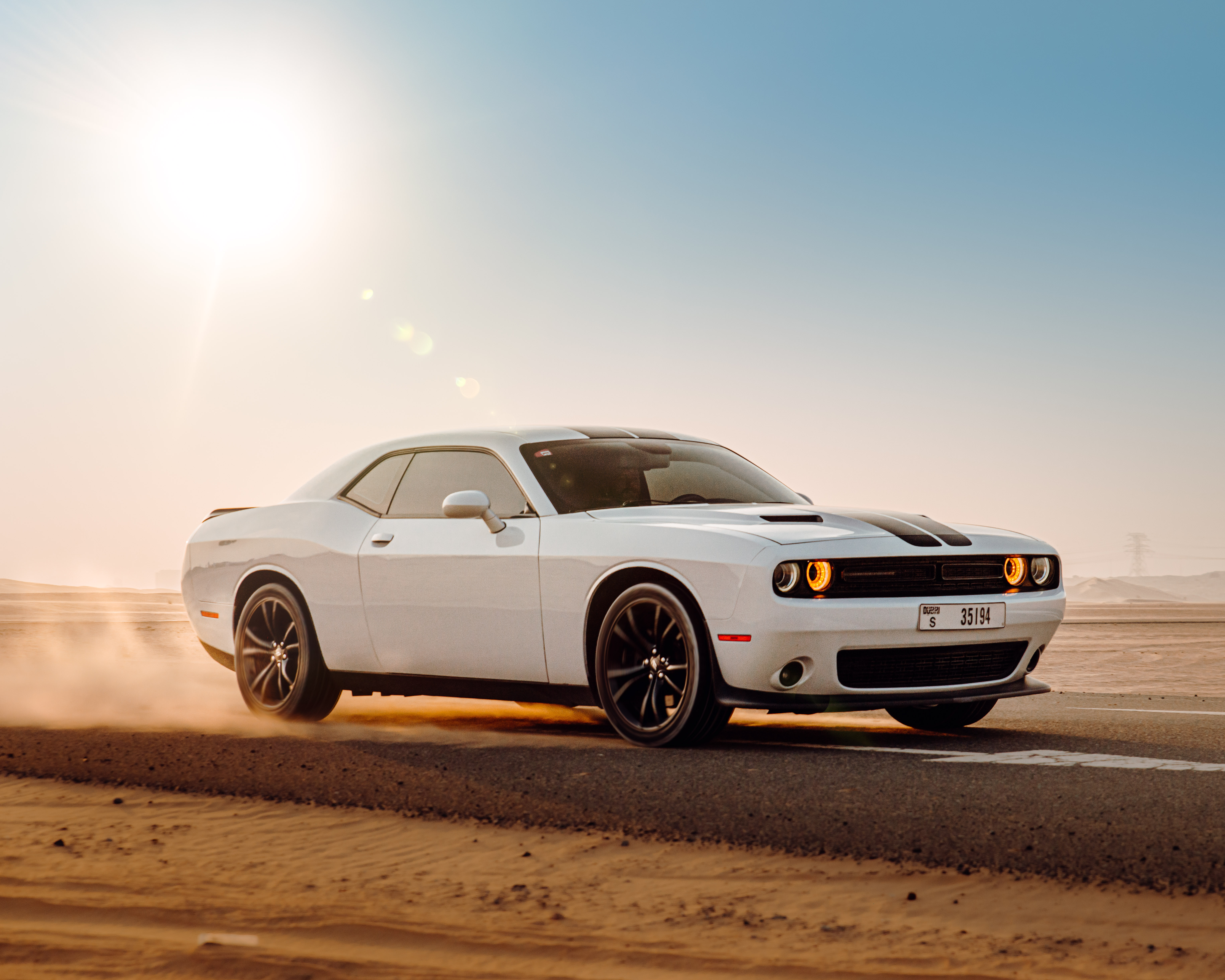 dodge challenger desert dubai uae liquid grain