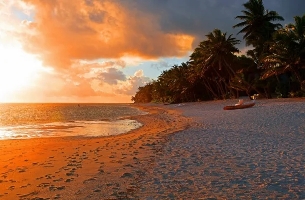 One Foot Island Beach Cook Islands