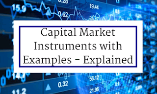 What Are The Types Of Capital Market Instruments?