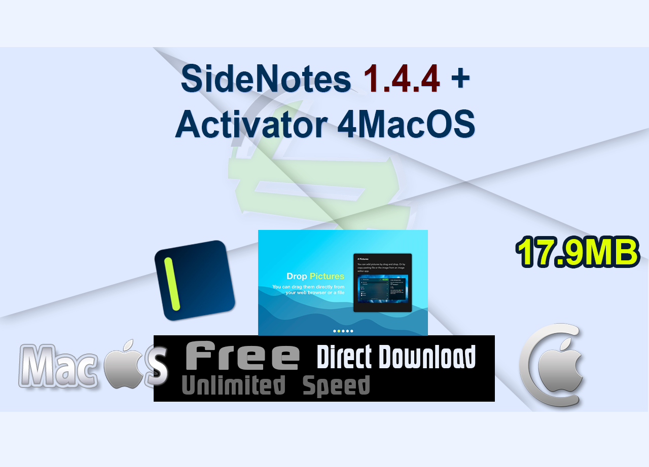 SideNotes 1.4.4 + Activator 4MacOS