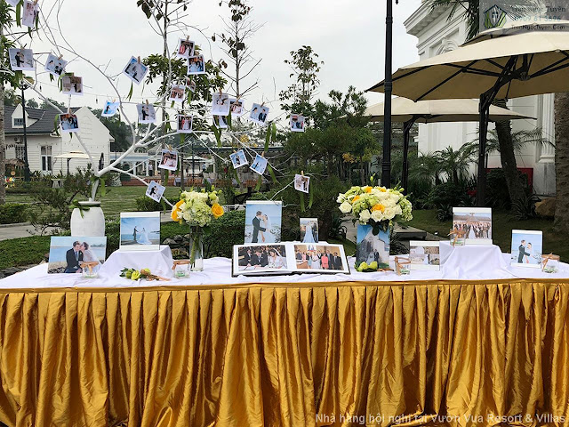nhà hàng tổ chức sự kiện, tiệc cưới tại Vườn Vua Resort