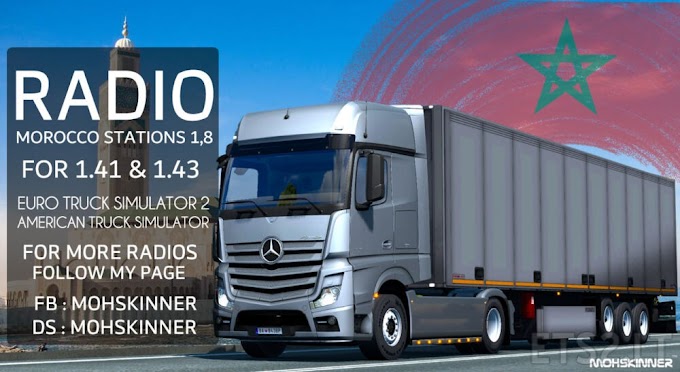 [ETS2 1.43] MohSkinner – Radio – Morocco Stations 1.8