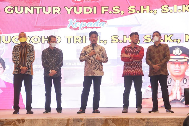 Rudi : Terima Kasih Kombes Pol Guntur dan Selamat Datang Kombes Pol Nugroho