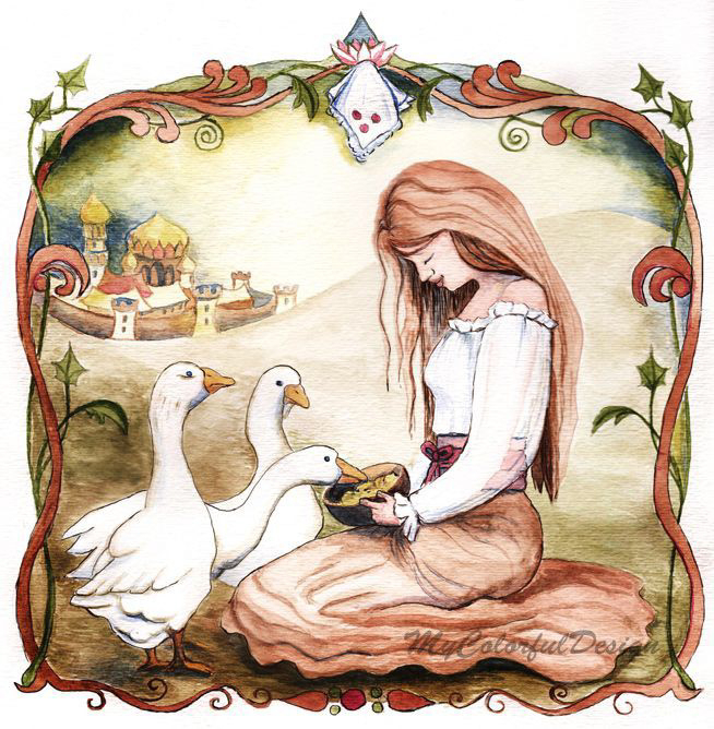 Fairy Tale: The Goose Girl. 