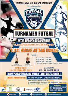 Desain Poster Lomba Futsal CDR