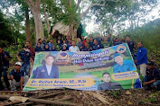 NasDem Kabupaten Bima Gandeng OKP, Karang Taruna dan Komunitas Gelar Gerakan "Menanam 1000 Pohon"