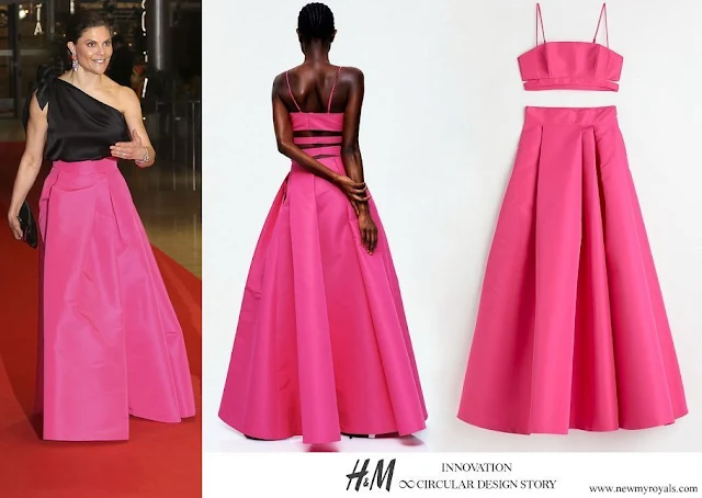 Crown Princess Victoria wore H&M pink skirt - Innovation Circular Design Story