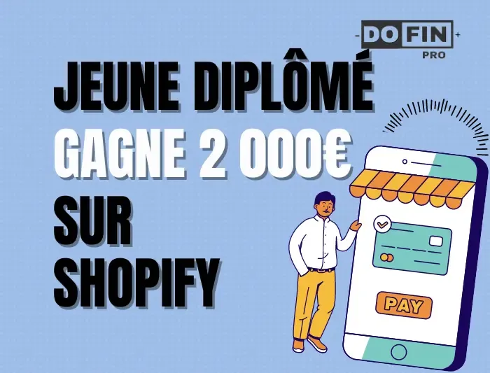 Comment un récent diplômé a démarré sur Shopify et gagne 2 000 € par mois