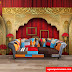 3D Red Curtain Wall Background for Stage UG-Design # 549