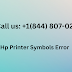 What Do the Hp Printer Symbols Error Mean?