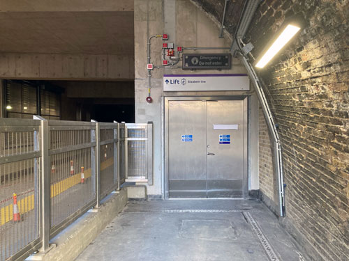 Barbican - entrance to CRossrail