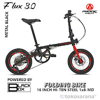 sepeda lipat pacific flux 3.0 folding bike