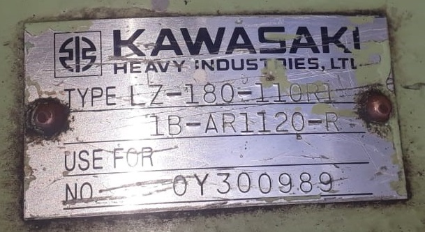 KAWASAKI LZ-180-110R1 HYDRAULIC PUMP