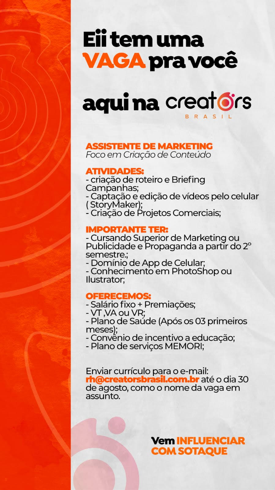 ASSISTENTE DE MARKETING