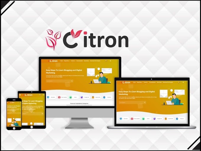 Citron - Responsive & SEO Blogger Template