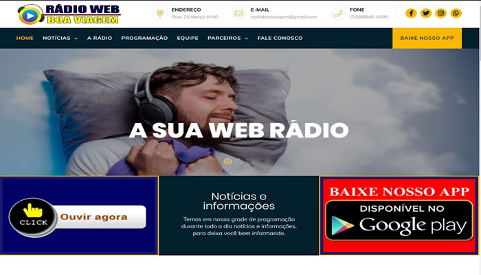 Template blogger para web rádio 2022