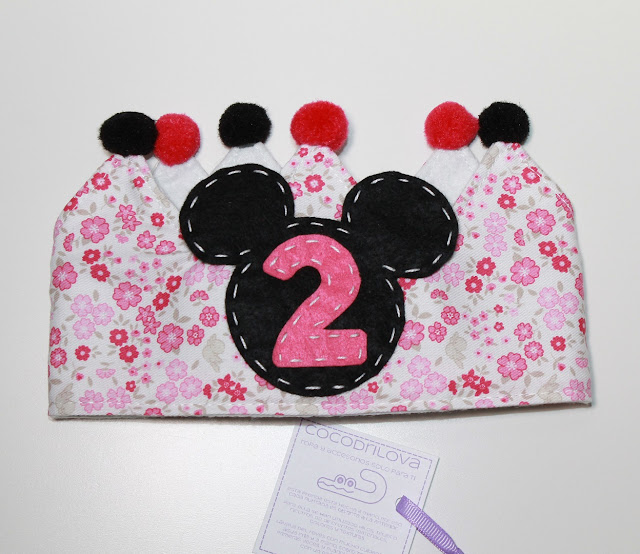 corona cumpleaños Minnie Mouse