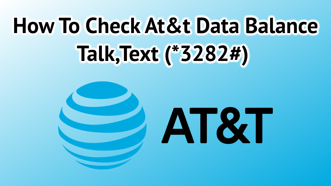 Check At&t Data Balance 