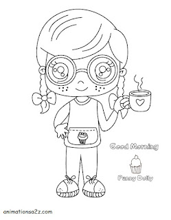 cute coloring pages Fanny dolly