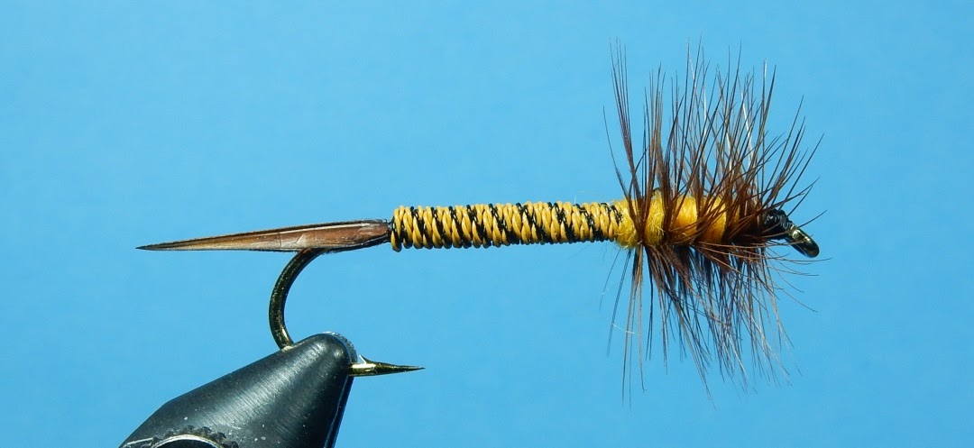 Flytying: New and Old: Twisted Wire Stonefly - Golden