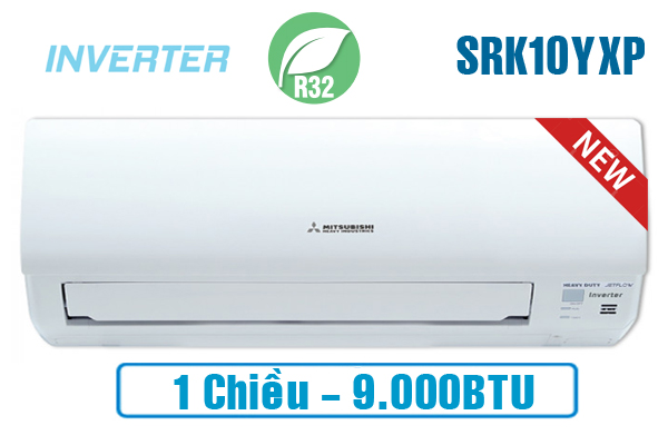 Mitsubishi Heavy SRK10YXP-W5, Điều hòa 9000BTU 1 chiều Inverter (Model Mitsubishi Heavy SRK/SRC-10YYP-W5 sẽ THAY THẾ cho model SRK/SRC-10YXP-W5)