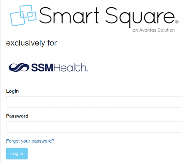 SSM Smart Square login page