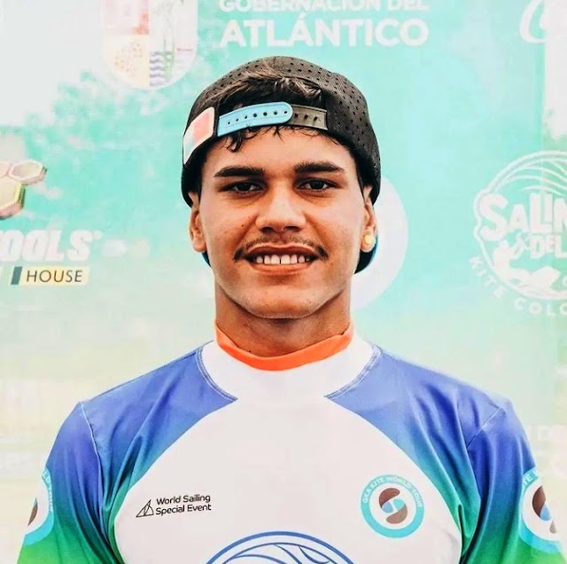 Piauiense 'Piçarrinha' de Cajueiro da Praia vence mundial de kitesurf na Colômbia