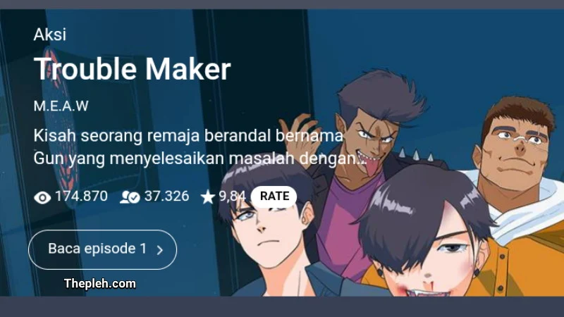 Trouble Maker Webtoon