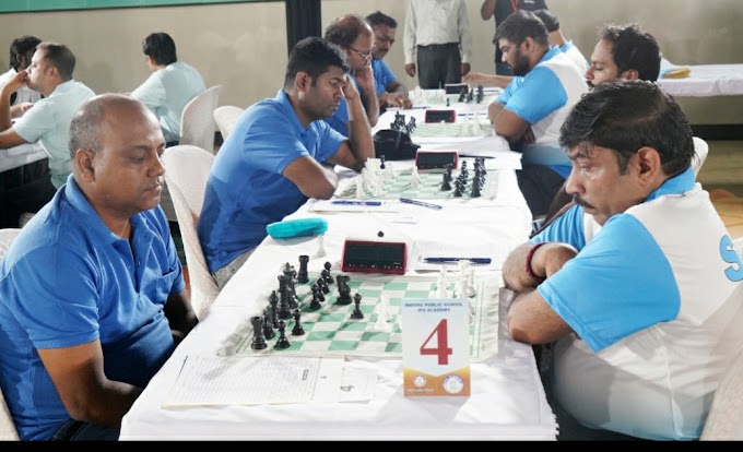 *🌈💫35वीं अखिल भारतीय रेलवे शतरंज प्रतियोगिता में 06 चक्रों के पश्चात इंटीग्रल कोच फैक्ट्री प्रथम स्थान पर* 