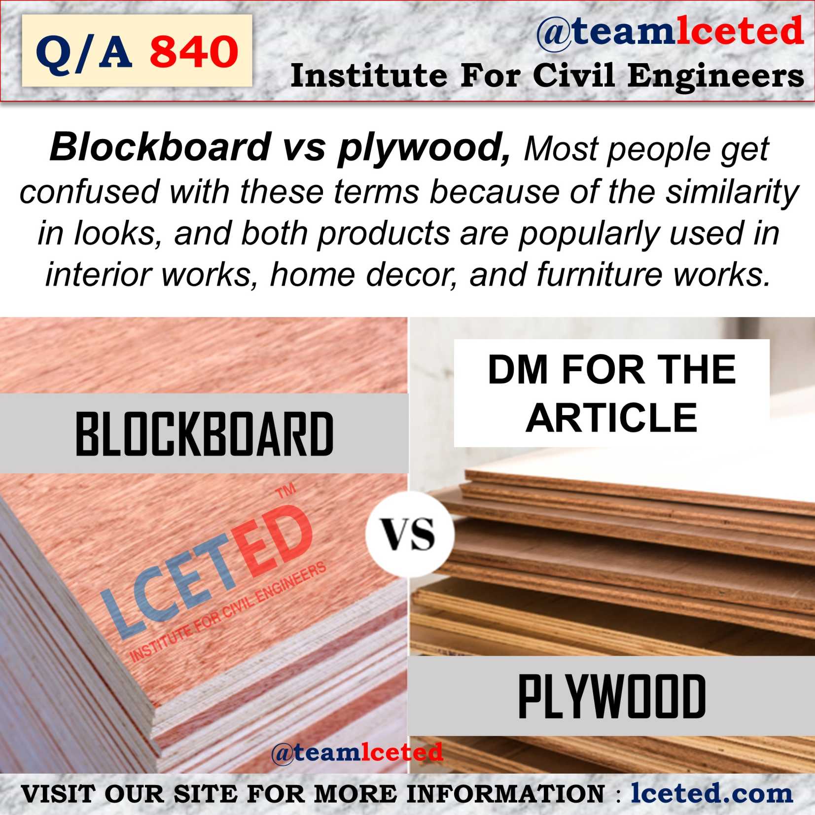 Plywood vs Blockboard