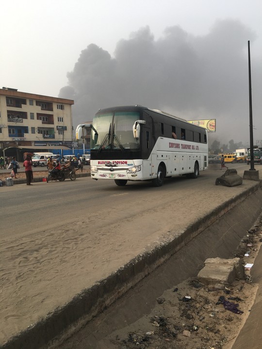 Fire Near Relief Market, Onitsha, Market And Other Buildings At Risk