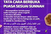 Tata Cara Berbuka Puasa Sesuai Sunnah Nabi Muhammad SAW