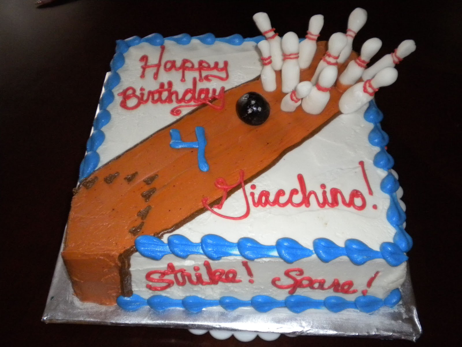 bowling birthday cakes