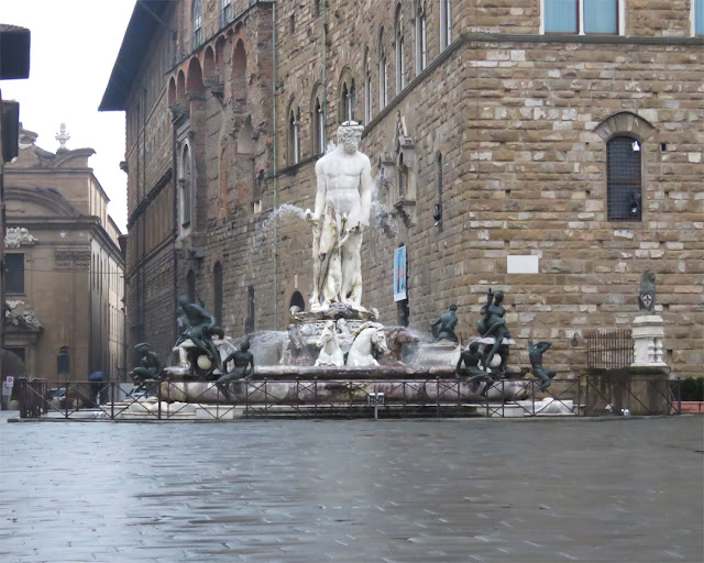 Fountain of Neptune by Bartolomeo Ammannati, Piazza della Signoria, Florence