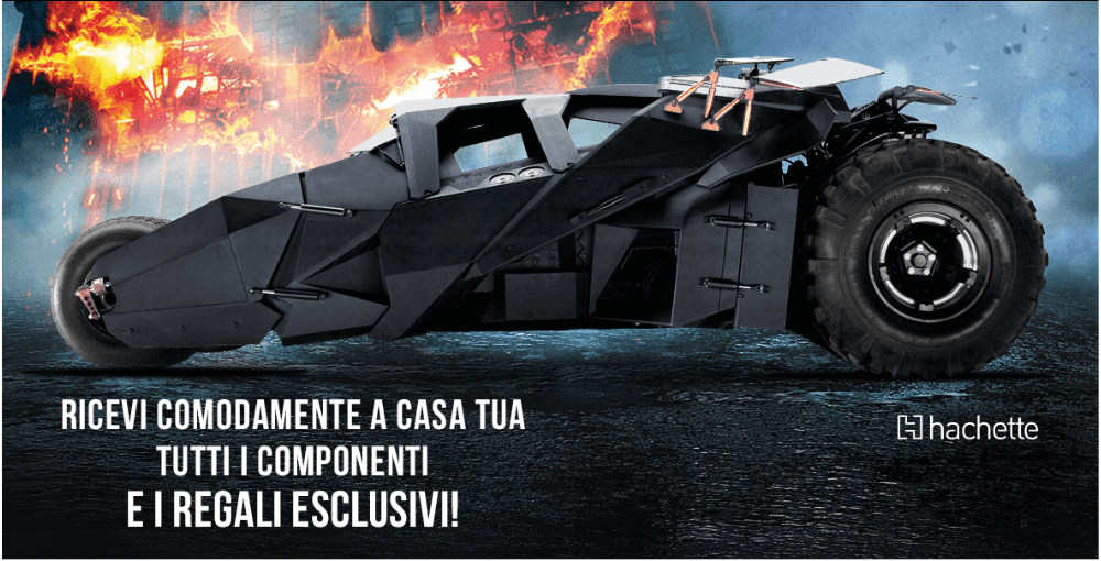 tumbler batmobile 1:8 hachette