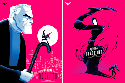 New York Comic Con 2021 Exclusive Batman Beyond Giclee Fine Art Prints by Doaly x Bottleneck Gallery x DC Comics