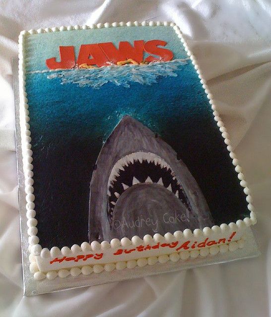 shark birthday cakes