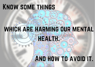 3 thoughts which harm our mental health.