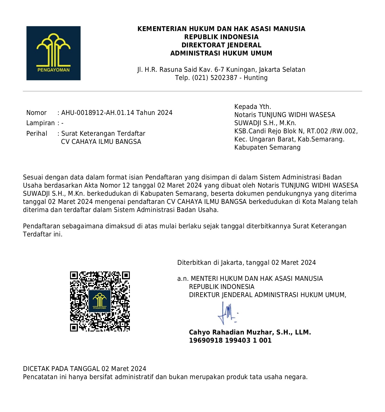 Cahaya Ilmu Bangsa