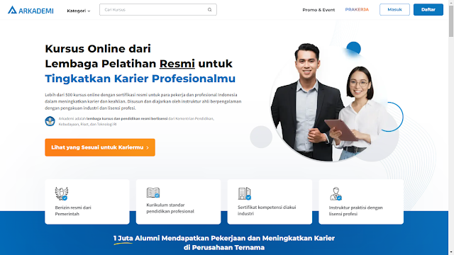 rekomendasi tempat kursus online terbaik di indonesia