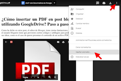 Vista Previa 3 ¿Cómo insertar un PDF en blogger usando Google Drive? Paso a paso.