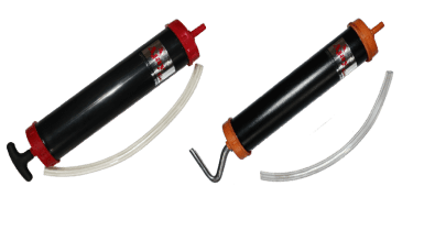 Suction gun for oil